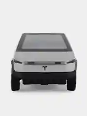 Серый металлик машина "Tesla Cybertruck" 13,7 см, Технопарк, открываются передние двери и багажник,металл