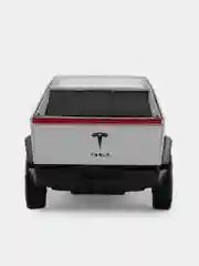 Серый металлик машина "Tesla Cybertruck" 13,7 см, Технопарк, открываются передние двери и багажник,металл