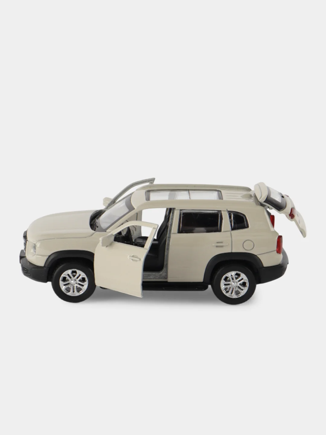 Серебряный машина "Haval Dargo" 12 см, Технопарк, открываются передние двери и багажник, металл