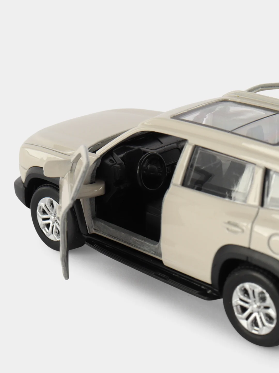 Серебряный машина "Haval Dargo" 12 см, Технопарк, открываются передние двери и багажник, металл