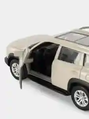 Серебряный машина "Haval Dargo" 12 см, Технопарк, открываются передние двери и багажник, металл