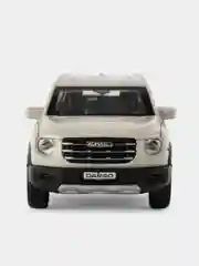 Серебряный машина "Haval Dargo" 12 см, Технопарк, открываются передние двери и багажник, металл