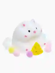 Белый сквиш лапка, игрушка-антистресс, кошачья лапка, лапка котика