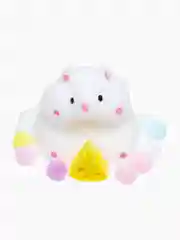 Белый сквиш лапка, игрушка-антистресс, кошачья лапка, лапка котика