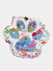 Голубой сквиш лапка, игрушка-антистресс, кошачья лапка, лапка котика