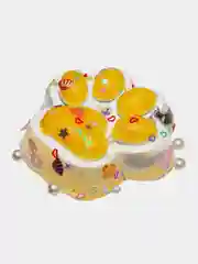Желтый сквиш лапка, игрушка-антистресс, кошачья лапка, лапка котика