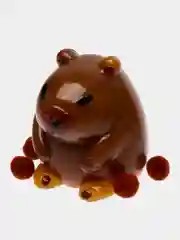 Коричневый сквиш лапка, игрушка-антистресс, кошачья лапка, лапка котика