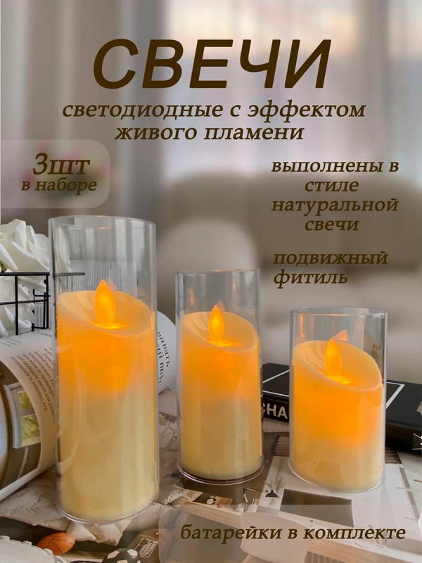 Сечи светодиодная на батарейках,набор, сеча декоративная, LED, электронная,галографическая