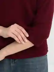 Бордовый джемпер базовый трикотажный 333 Raposa
