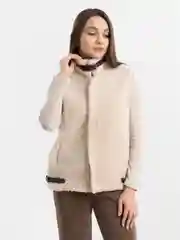 Молочный женский жилет "Барашек" Aloha