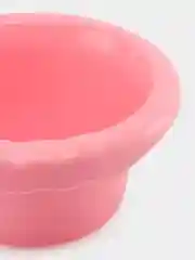 Розовый горшок детский с крышкой