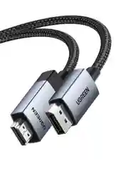 Серый кабель UGREEN DP119 (15773) DP to HDMI 4K Cable. Длина: 1м. Цвет: черно-серебристый