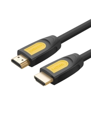 Кабель UGREEN HD101 (10170) HDMI Male To Male Round Cable. Длина: 10м. Цвет: желто-черный