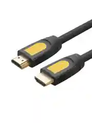 Черный кабель UGREEN HD101 (10170) HDMI Male To Male Round Cable. Длина: 10м. Цвет: желто-черный
