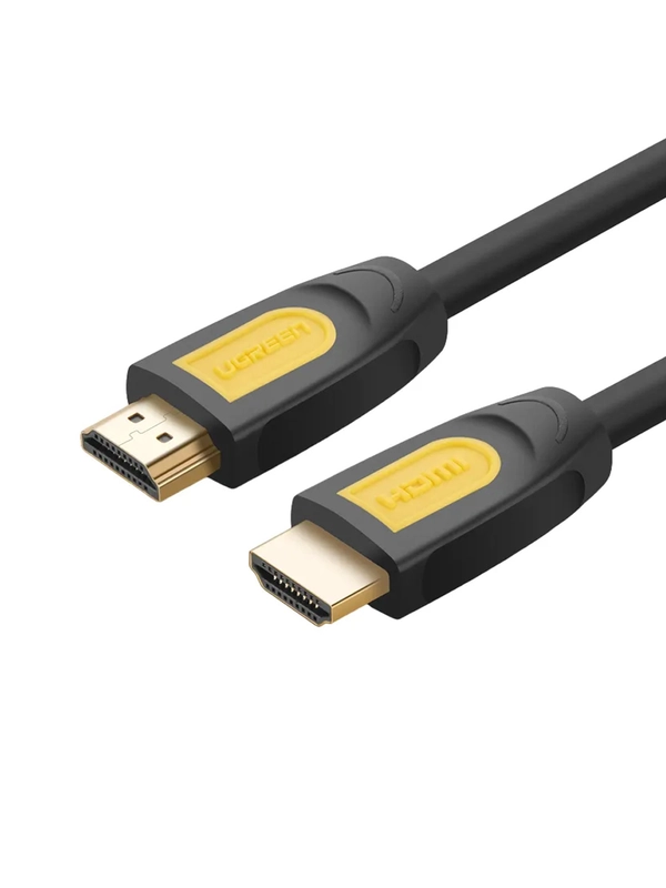 Кабель UGREEN HD101 (10170) HDMI Male To Male Round Cable. Длина: 10м. Цвет: желто-черный