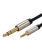 Кабель UGREEN AV127 (10625) 3.5mm to 6.35mm TRS Stereo Audio Cable. Длина: 1 м.