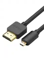 Черный кабель UGREEN HD127 (30103) Micro HDMI to HDMI Cable. Длина: 2м. Цвет: черный