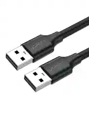 Черный кабель UGREEN US102 (30136) USB 2.0 A Male to A Male Cable. Длина 3 м. Цвет: черный