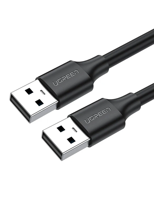 Кабель UGREEN US102 (30136) USB 2.0 A Male to A Male Cable. Длина 3 м. Цвет: черный