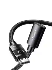 Черный кабель-удлинитель UGREEN HD151 (40447) HDMI 8K Male To Female Extension Cable. Длина 1 м.