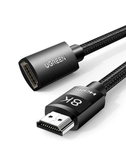 Кабель-удлинитель UGREEN HD151 (40447) HDMI 8K Male To Female Extension Cable. Длина 1 м.