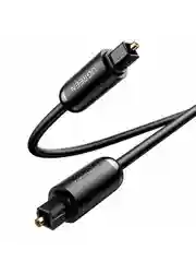 Черный аудиокабель UGREEN AV122 (70891) Toslink Optical Male To Male Audio Cable. Длина: 1,5 м.