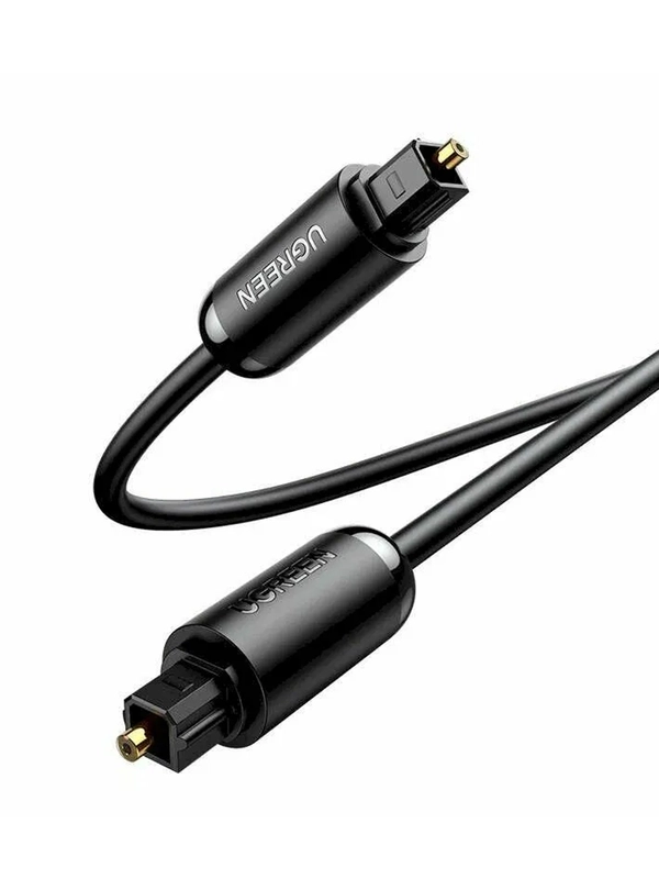 Аудиокабель UGREEN AV122 (70891) Toslink Optical Male To Male Audio Cable. Длина: 1,5 м.
