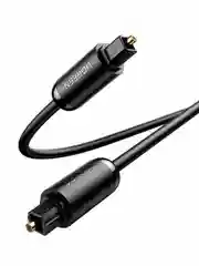 Черный аудиокабель UGREEN AV122 (70893) Toslink Optical Male To Male Audio Cable. Длина: 3м.