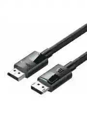 Черный кабель UGREEN DP114 (80391) DP 1.4 Male to Male Plastic Case Braided Cable. Длина: 1,5 м.