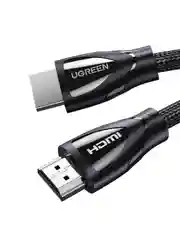 Черный кабель UGREEN HD140 (80402) HDMI 2.1 Male To Male Cable 8K Braided Cable. Длина: 1,5м.