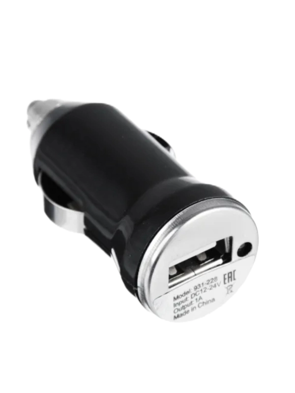 Автомобильное зарядное устройство, Зарядное устройство USB для прикуривателя 5V-1A, 12-24v