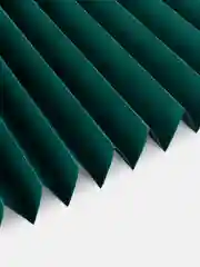 Тёмно-бирюзовый шторы жалюзи плиссе бумажные изумрудные 70х160 см
