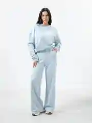 Спортивный костюм  оверсайз, свитшот и брюки широкие палаццо