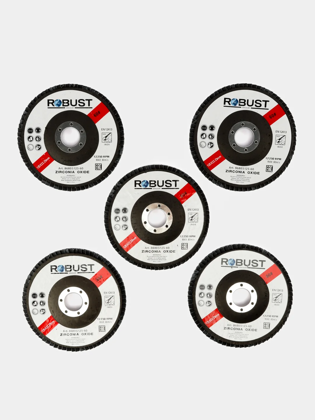Круг лепестковый 125(60) Robust ZIRCONIA OXIDE
