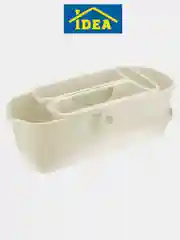 Слоновая кость ведро с органайзером 17л Гранд IDEA