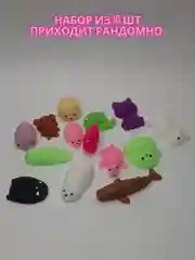 Серый игрушка сквиш-антистресс, таба, лапка кошачья, хомяк, орио, куроми, капибара, хеллоу кити