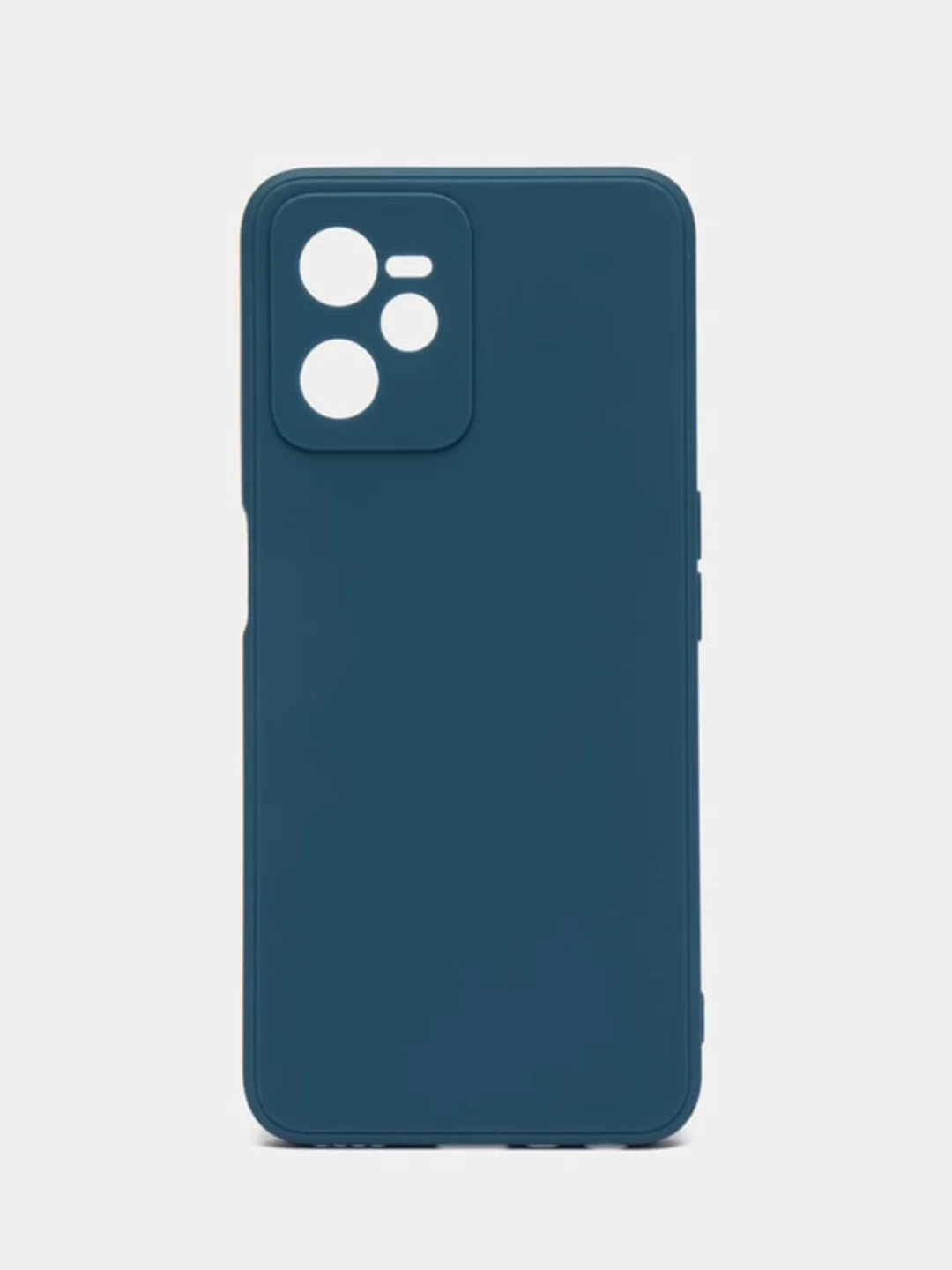 Синий чехол для Realme C31 ( Реалми С31  ) силиконовый, прозрачный