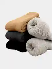 Носки женские шерстяные махровые однотонные