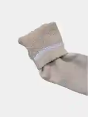 Бежевый носки женские шерстяные махровые однотонные