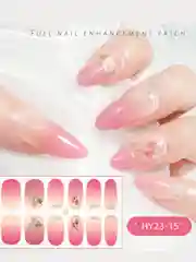 Кораллово-розовый лаковые полоски для ногтей топ лак, наклейки для ногтей, дизайн ногтей