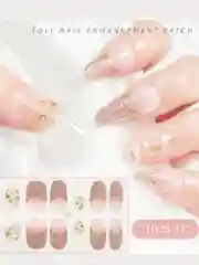 Коралловый меланж лаковые полоски для ногтей топ лак, наклейки для ногтей, дизайн ногтей