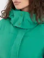 Лесной зеленый куртка женская зимняя, пуховик, оверсайз