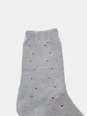 Серый носки женские махровые цветные