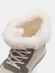 Серый металлик угги женские, кроссовки женские зимние