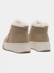 Бежевый угги женские, с мехом