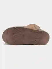 Бежевый угги женские, короткие, зимние, с мехом
