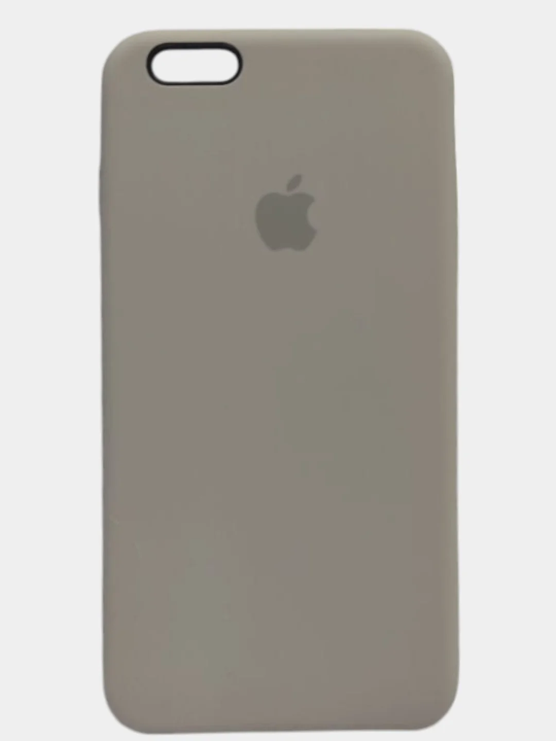 Серый металлик чехол для iPhone 6s PLUS с логотипом