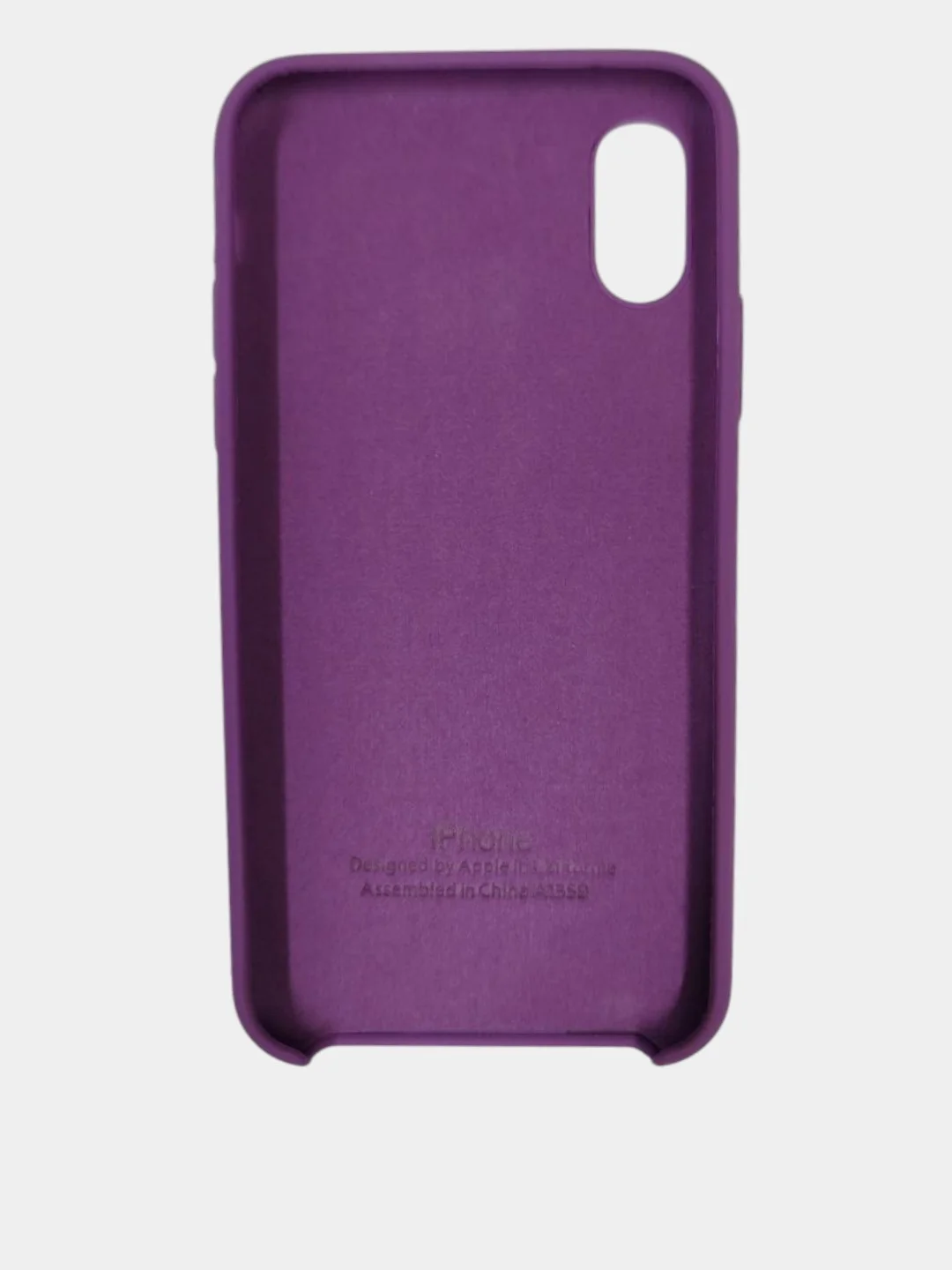 Аметистовый чехол iPhone XS Silicone case