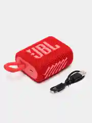 Красный портативная колонка, Bluetooth, JBL GO3