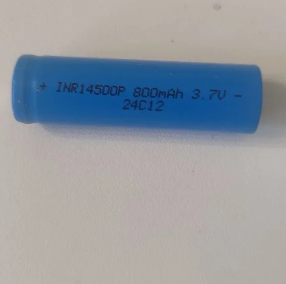 Аккумулятор литий-ионный 14500 800mAh (600mAh)  3.7V (14x50мм) LI-ION